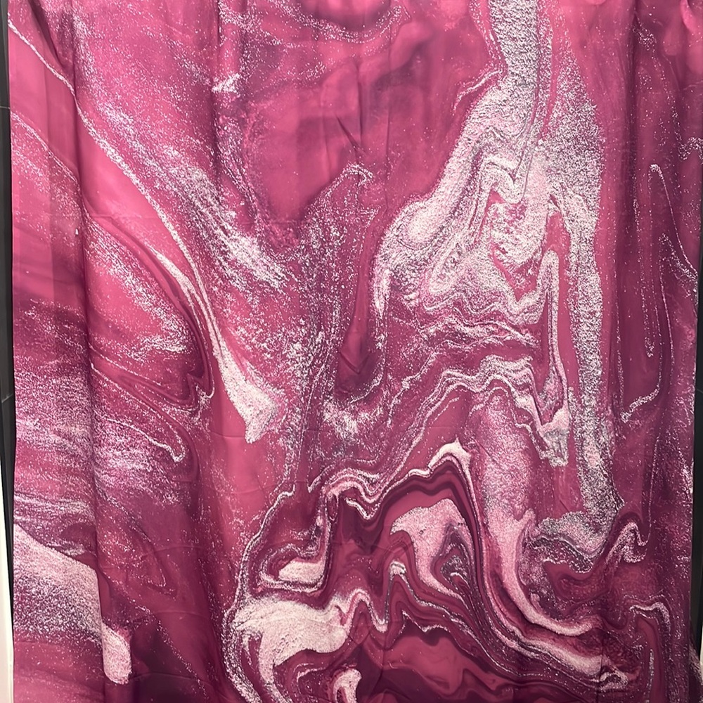 Abstract shower curtain